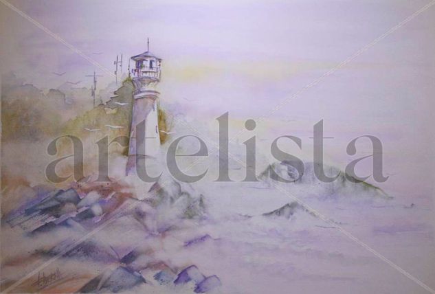 Niebla Watercolour Paper Marine Painting