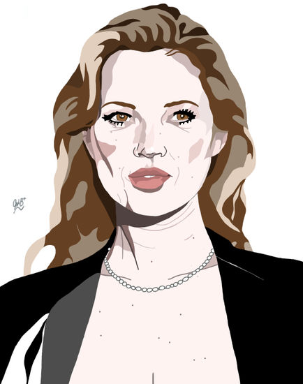 kate moss Copydraw by jlb 