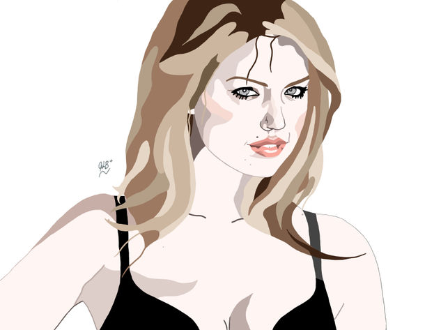 kate upton Copydraw by jlb 