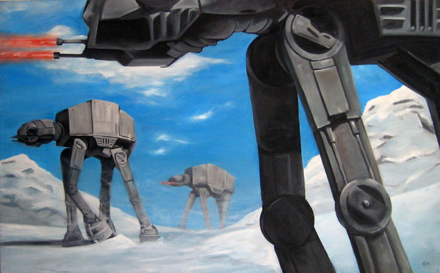 AT-ATs Oil Canvas Landscaping