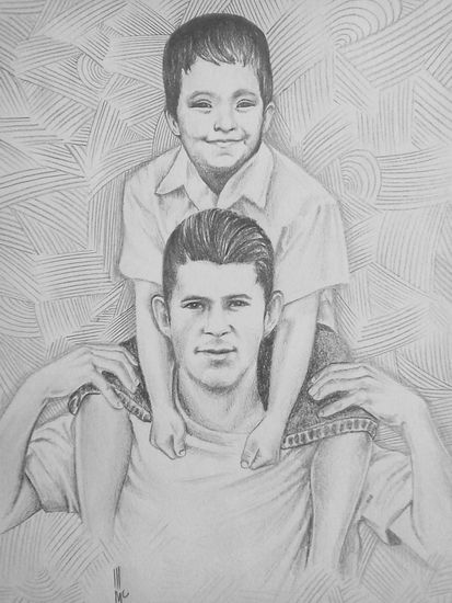 PADRE E HIJO Charcoal