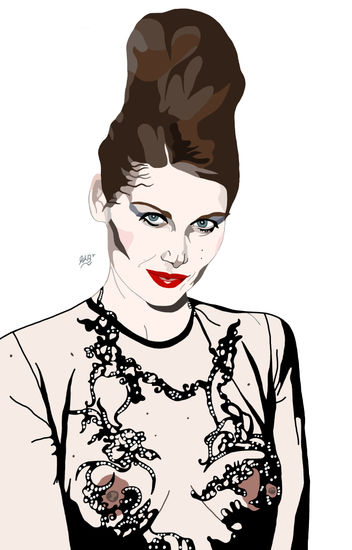 laetitia casta Copydraw by jlb 