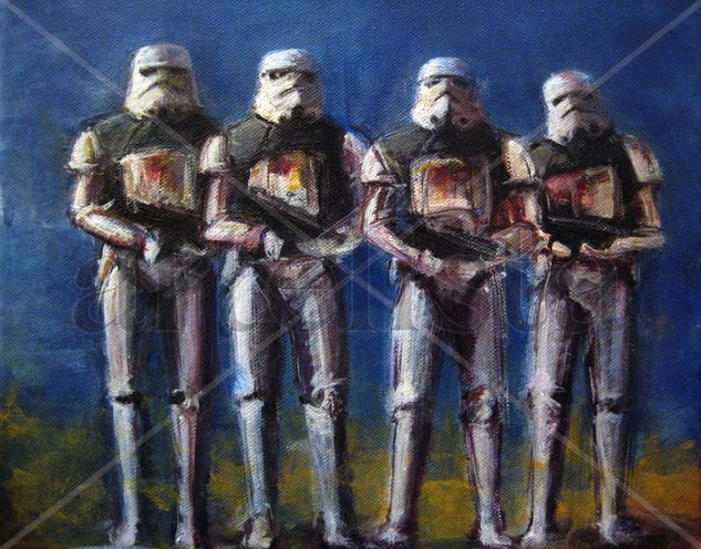 Sandtroopers Acrylic Canvas Others