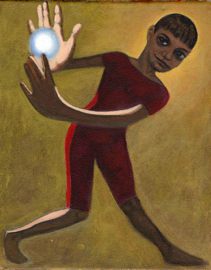 pequeña luz Acrylic Canvas Figure Painting