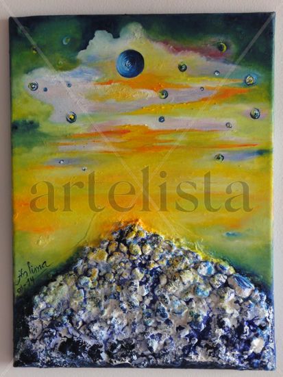 RILENIRAM EN EL PLANETA AZUL Oil Canvas Landscaping