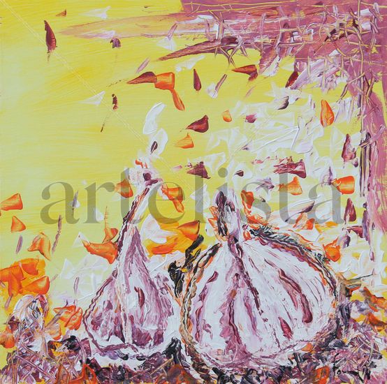 Ajos Acrylic Panel Still Life Paintings