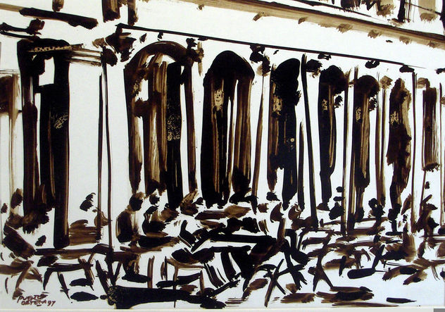 de cañas en la Plaza Mayor