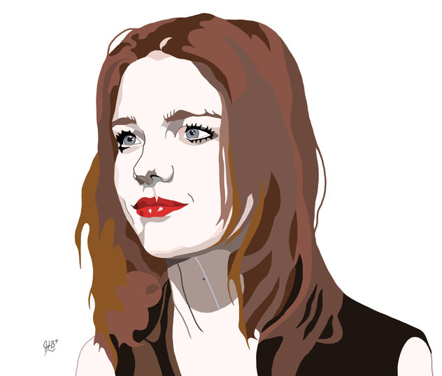 Natalia Vodianova Copydraw by jlb