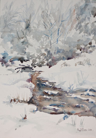 invierno 2 Watercolour Paper Landscaping