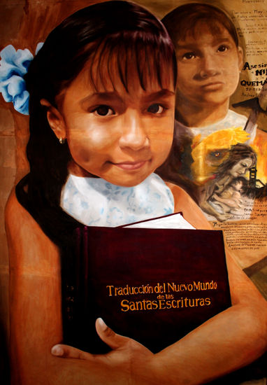 Mantengamos La Esperanza Oil Canvas Portrait