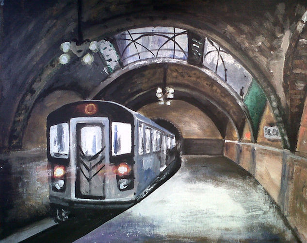 subway2 Acrílico Lienzo Otros