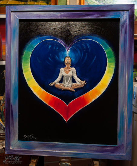 Universal love Oil Canvas Figure Painting