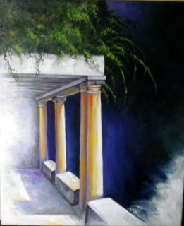 Serie: Fund. Rodriguez Acosta Oil Canvas Landscaping