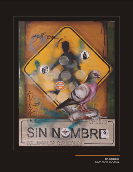 Sin nombre Media Mixta Tabla Paisaje