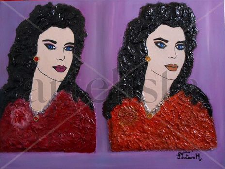 Mujer en relieve