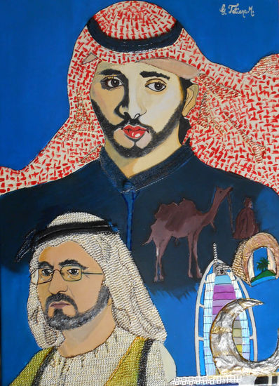 Prince of Dubai Acrílico Lienzo Retrato