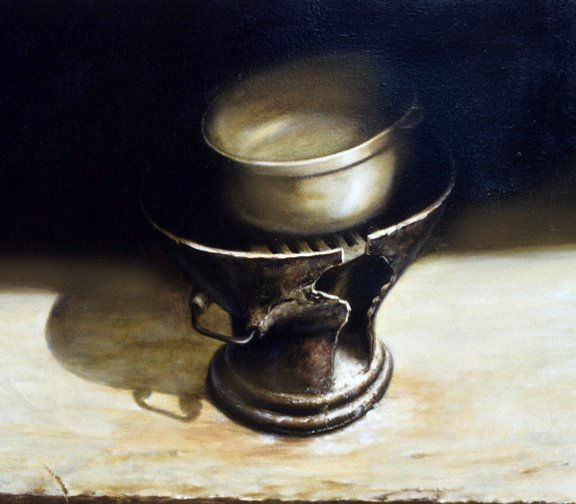 ANAFE CRIOLLO en olla (?)... Oil Canvas Still Life Paintings