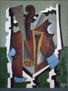 violin y silla