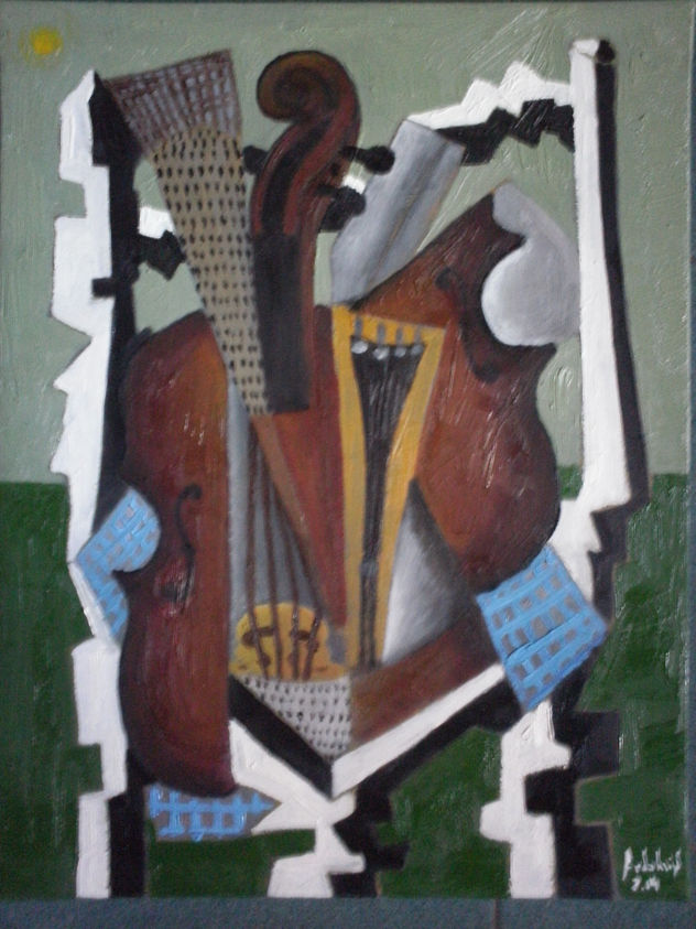 violin y silla