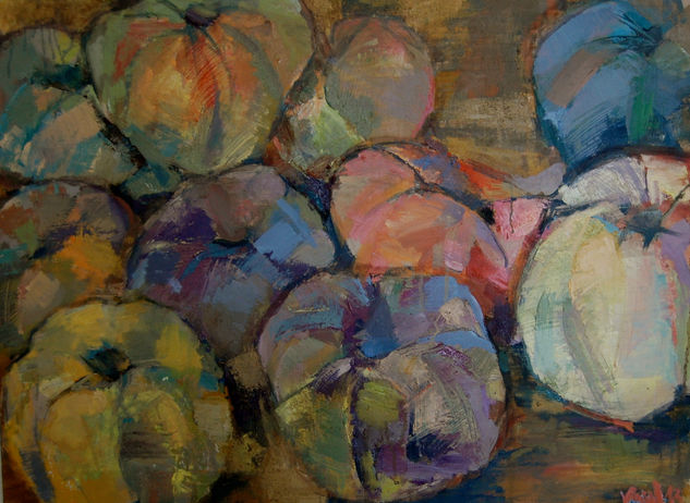 Calabazas Oil Canvas Still Life Paintings