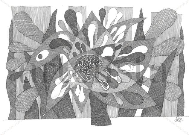 Dibujo blanco y negro