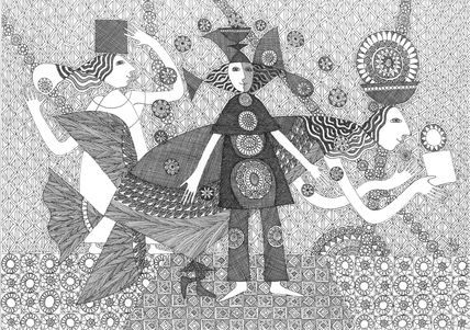 Dibujo blanco y negro