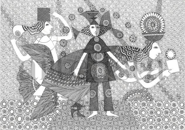 Dibujo blanco y negro