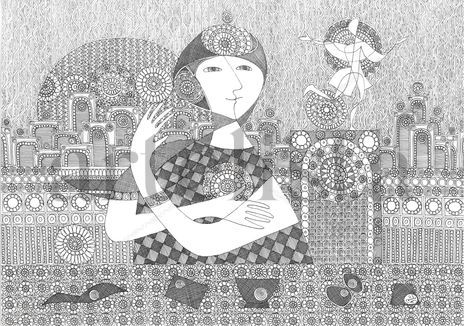 Dibujo blanco y negro
