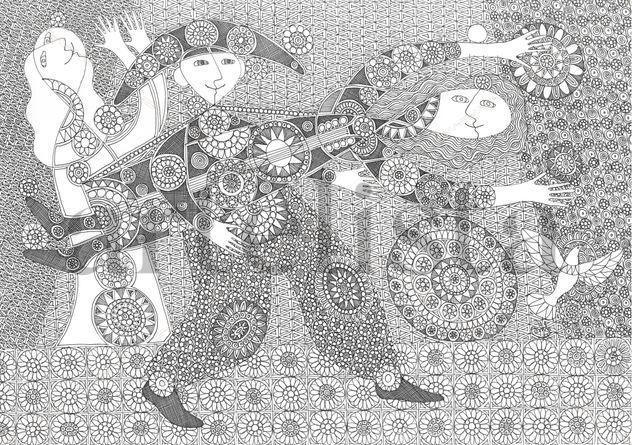 Dibujo blanco y negro