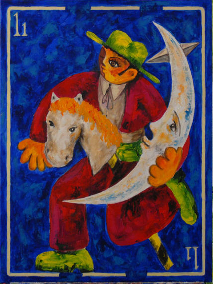 Caballo espadas