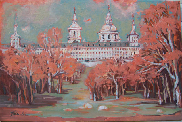 Otoño Oil Canvas Landscaping