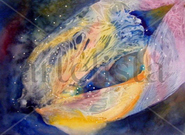 NIDOS Y COSMOS 3, JELLY FISH Watercolour Paper Others