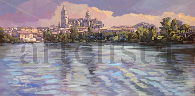 Salamanca desde el Tormes.