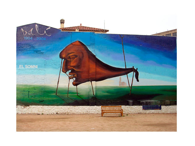 MURAL ARTÍSTICO. El sueño de Dalí