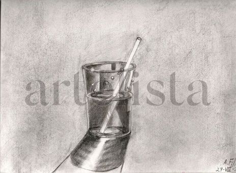 Vaso con agua