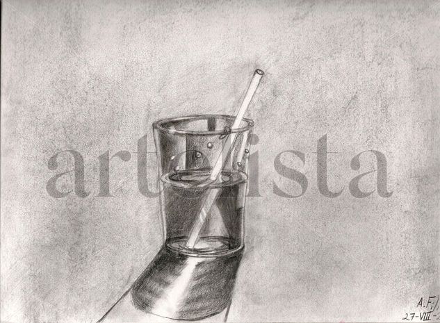 Vaso con agua Pencil