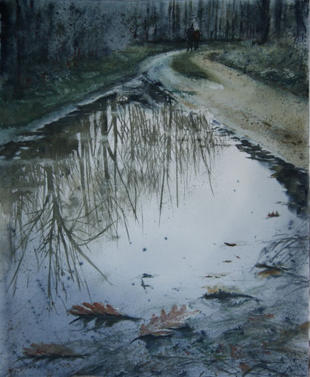 Charco en el Camino Watercolour Paper Landscaping