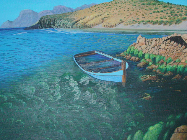 marina de san jose Oil Canvas Marine Painting