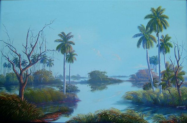 Zona de pesca Oil Canvas Landscaping