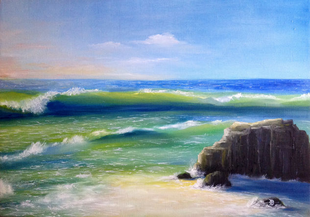 ocean Oil Canvas Marine Painting