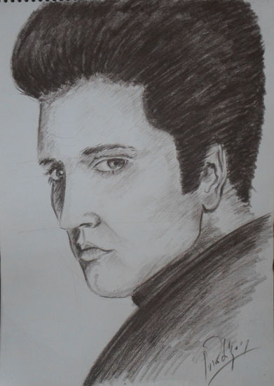 elvis.con paperas, año 2007, constitución, chile. Pencil