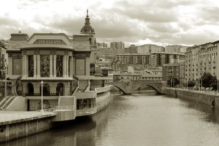 San anton  en sepia