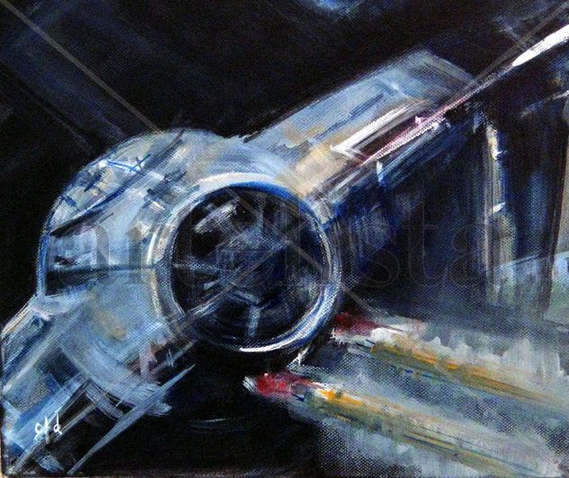 Tie Fighter Acrylic Canvas Others