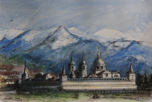 Monasterio en la Sierra Watercolour Paper Others