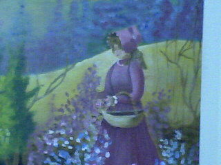 recolectora de flores