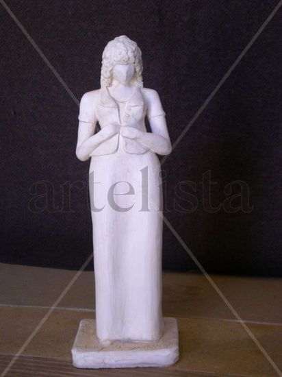 De compres 3 Terracotta Figurative