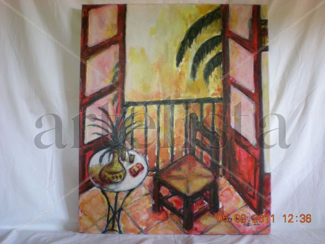 L'interior fresc Acrylic Canvas Figure Painting