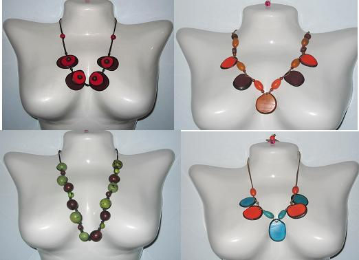 Collares en semillas Bisutería Joyería y Bisutería