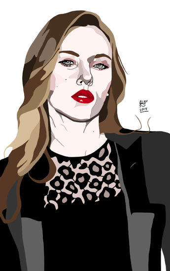 Scarlett Johansson Copydraw by jlb 