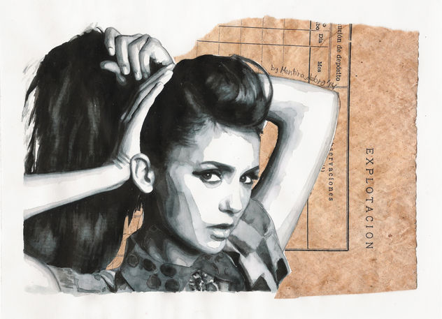 I'm like a gun, not easy to hold (Portrait of Nina Dobrev)
